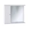 Καθρέπτης με ερμάριο αριστερά και σπότ 65x58x15 DROP 6KLRL65WH