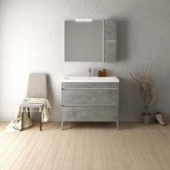 Έπιπλο Μπάνιου ZEBIS ELEGANCE 100 (100 X 87 X 47 Cm)