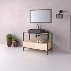 Έπιπλο Μπάνιου ZEBIS FERRO 120 (120 X 80 X 55 Cm)