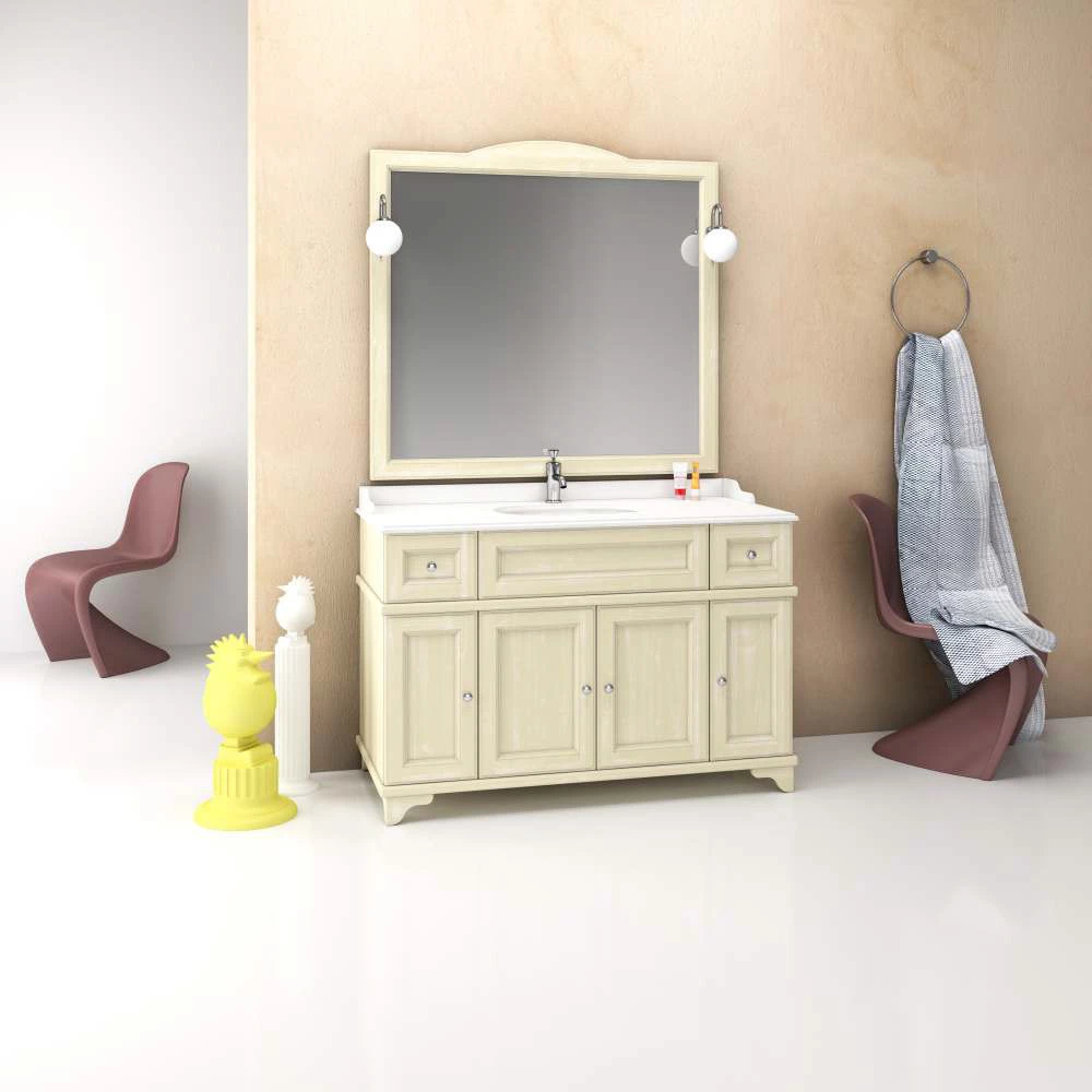 Έπιπλο Μπάνιου ZEBIS KASTALIA 126 (126 X 90 X 60 Cm) 3 Έπιπλο Μπάνιου ZEBIS KASTALIA 126 (126 X 90 X 60 Cm)