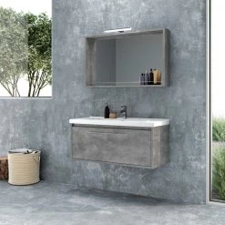 Έπιπλο Μπάνιου ZEBIS MATRIX 101 (101 X 50 X 41 Cm)