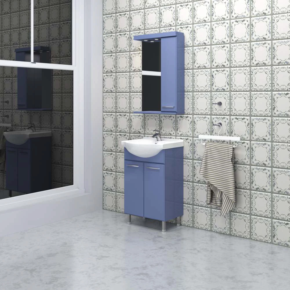 Έπιπλο Μπάνιου ZEBIS OCEAN 055 (55 X 85 X 45 Cm) 3 Έπιπλο Μπάνιου ZEBIS OCEAN 055 (55 X 85 X 45 Cm)