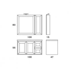 Έπιπλο Μπάνιου ZEBIS ROVERE RUSTIC 100 (100 X 55 X 47 Cm) 7 Έπιπλο Μπάνιου ZEBIS ROVERE RUSTIC 100 (100 X 55 X 47 Cm) -Έπιπλα μπάνιου Κατάστημα έπιπλο μπάνιου zebis rovere rustic 100 100 x 55 x 47 cm 1
