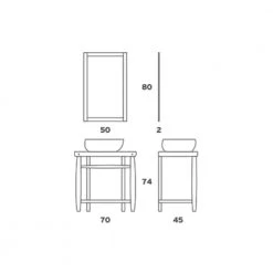 Έπιπλο Μπάνιου ZEBIS VILLAGE 070 (70 X 74 X 50 Cm) 7 Έπιπλο Μπάνιου ZEBIS VILLAGE 070 (70 X 74 X 50 Cm) -Έπιπλα μπάνιου Κατάστημα έπιπλο μπάνιου zebis village 070 70 x 74 x 50 cm 1