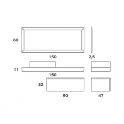 Έπιπλο Μπάνιου ZEBIS VILLAGE 150Κ (150 X 47 X 11 Cm) -Έπιπλα μπάνιου Κατάστημα έπιπλο μπάνιου zebis village 150κ 150 x 47 cm 1