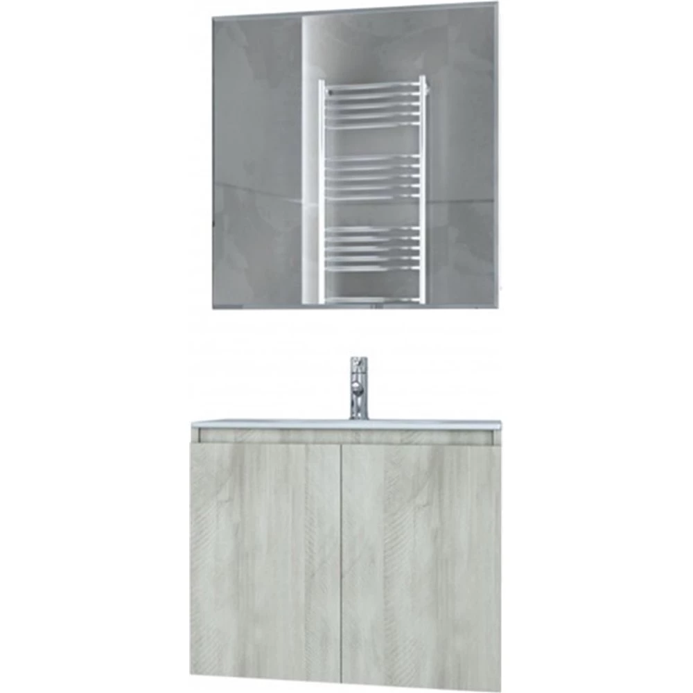 Έπιπλο μπάνιου σετ με νιπτήρα και καθρέπτη απλό DROP VERONA 60 Cm BEIGE 3 Έπιπλο μπάνιου σετ με νιπτήρα και καθρέπτη απλό DROP VERONA 60 Cm BEIGE