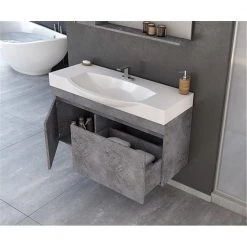 Έπιπλο μπάνιου σετ με νιπτήρα και καθρέπτη με ντουλάπι DROP SENSO 105 Cm Granite 7 Έπιπλο μπάνιου σετ με νιπτήρα και καθρέπτη με ντουλάπι DROP SENSO 105 Cm Granite -Έπιπλα μπάνιου Κατάστημα έπιπλο μπάνιου σετ με νιπτήρα και καθρέπτη με ντουλάπι drop senso 105 cm granite 2