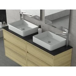 Έπιπλο μπάνιου σετ με νιπτήρες και καθρέπτες Led DROP Instinct 150 Natural Oak Top-2 -Έπιπλα μπάνιου Κατάστημα έπιπλο μπάνιου σετ με νιπτήρες και καθρέπτες led drop instinct 150 natural oak top 2 1