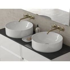 Έπιπλο μπάνιου σετ με νιπτήρες και καθρέπτη DROP Instinct 125 White Top-1 -Έπιπλα μπάνιου Κατάστημα έπιπλο μπάνιου σετ με νιπτήρες και καθρέπτη drop instinct 125 white top 1 1