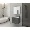 Έπιπλο μπάνιου σετ με νιπτήρα και καθρέπτη με ντουλάπι DROP Torino 60 Anthracite -Έπιπλα μπάνιου Κατάστημα έπιπλο μπάνιου σετ με νιπτήρες και καθρέπτη με ντουλάπι drop torino 60 anthracite