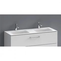 Εξώφυλλο -Έπιπλα μπάνιου Κατάστημα νιπτήρας ένθετος solid επιφάνειας karag eloise 120 120x46cm 1