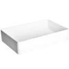 Νιπτήρας επικαθήμενος 60 X 38 Cm VITRA NUO 7434B003-0016 Λευκός