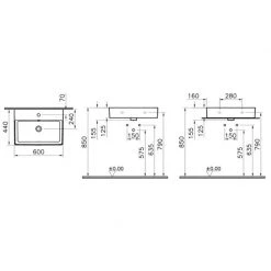Νιπτήρας επικαθήμενος 60 X 44 Cm VITRA NUO 7432B003-0001 Λευκός -Έπιπλα μπάνιου Κατάστημα νιπτήρας επικαθήμενος 60 x 44 cm vitra nuo 7432b003 0001 λευκός 1
