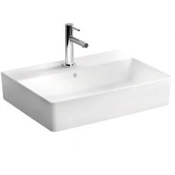 Νιπτήρας επικαθήμενος 60 X 44 Cm VITRA NUO 7432B003-0631 Λευκός