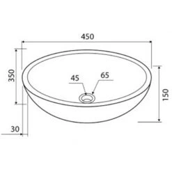 Νιπτήρας επικαθήμενος πέτρινος KARAG LEONOR CREAM -Έπιπλα μπάνιου Κατάστημα νιπτήρας επικαθήμενος πέτρινος leonor cream karag 1