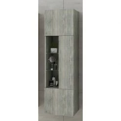 Στήλη μπάνιου DROP 40x32x140 Cm Smoked Oak 5SIN040SM