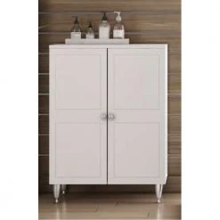 Στήλη μπάνιου DROP 61x32x73 Cm Λευκή 5ΝS6060WΗ